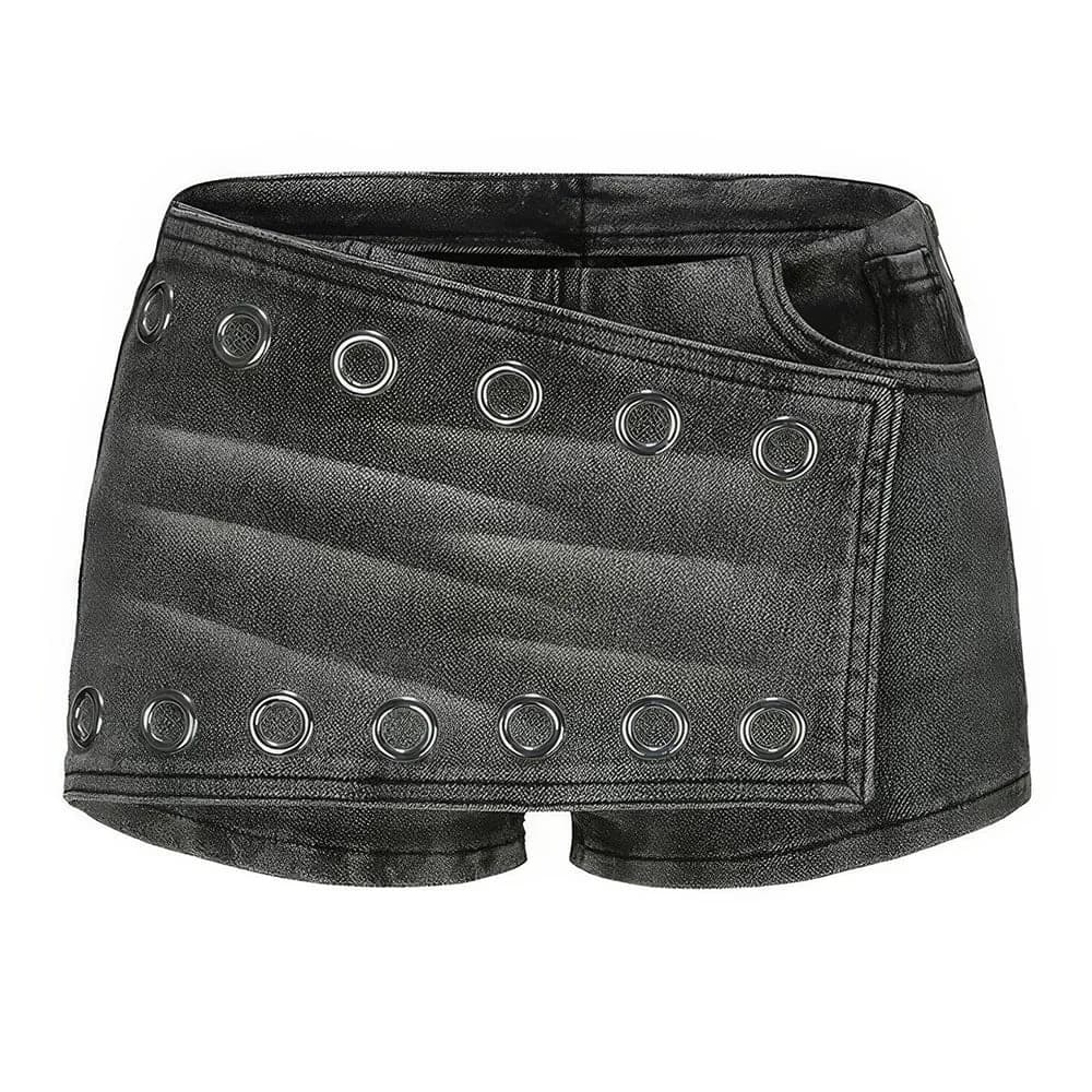 Backstage Pass Grommet Mini Skort — view 1 Backstage Pass Grommet Mini Skort — view 1