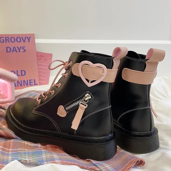 Emo Aesthetic Boots — view 3 Emo Aesthetic Boots — view 3