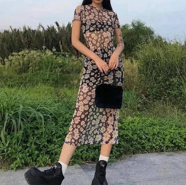 70s Daisy Dress — view 1 70s Daisy Dress — view 1