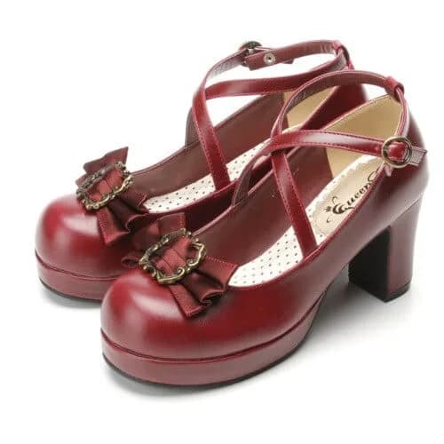 Traditional Bow Embellished Heels — view 2 Traditional Bow Embellished Heels — view 2