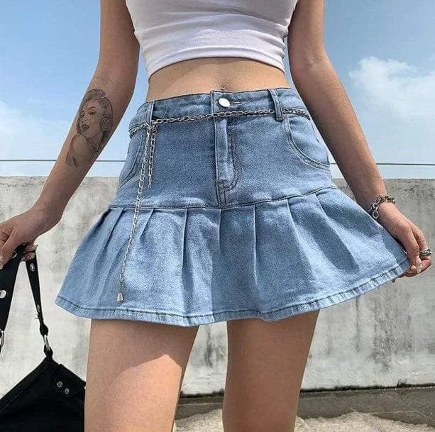 Coquette Denim Skirt — view 2 Coquette Denim Skirt — view 2