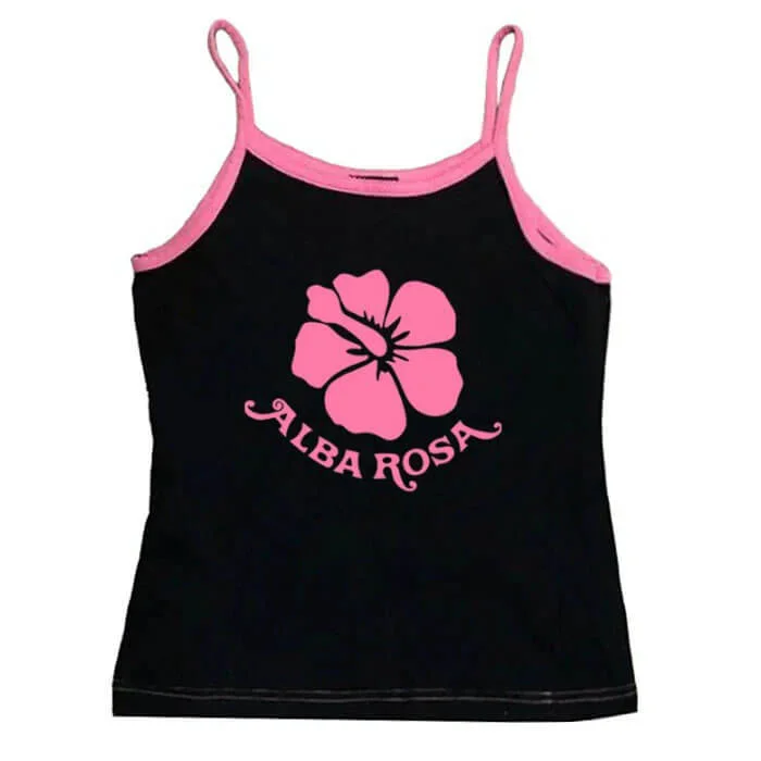 Y2K Alba Rosa Aesthetic Tank Top — view 1 Y2K Alba Rosa Aesthetic Tank Top — view 1