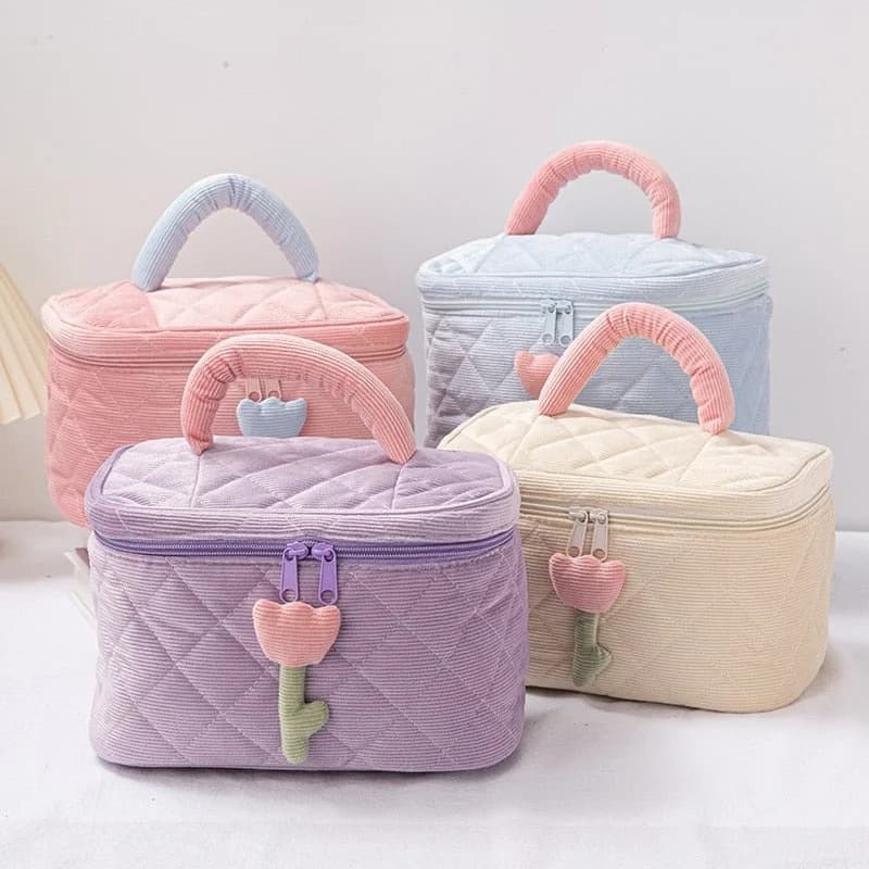 Flower Makeup Bag — view 1 Flower Makeup Bag — view 1