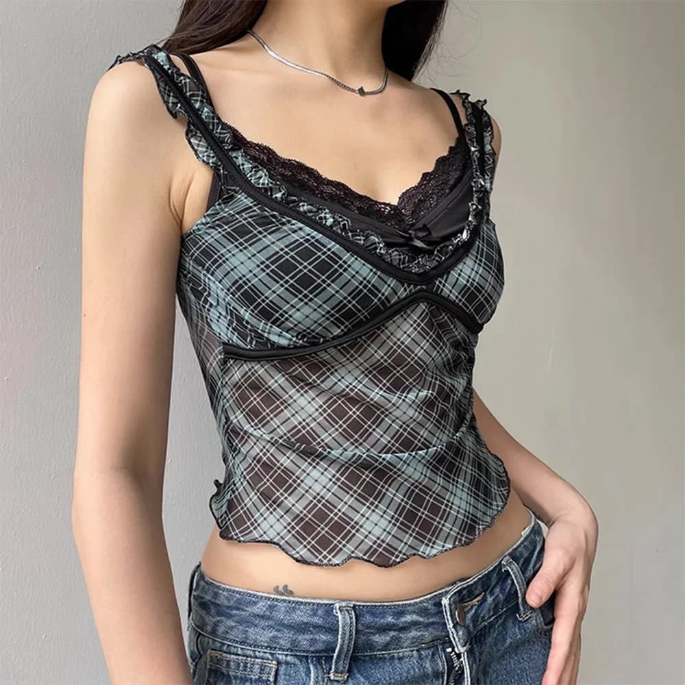 Gossip Goes Around Lace Top — view 3 Gossip Goes Around Lace Top — view 3