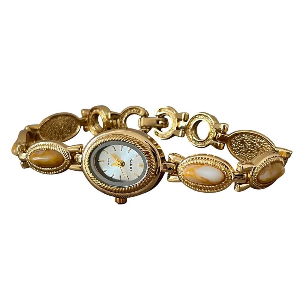 Old Money Aesthetic Watch Bracelet — view 2 Old Money Aesthetic Watch Bracelet — view 2