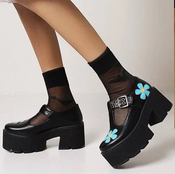Daisy Chunky Heel Shoes — view 3 Daisy Chunky Heel Shoes — view 3