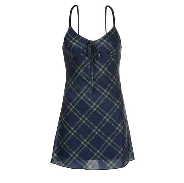 90s Plaid Mini Dress — view 1 90s Plaid Mini Dress — view 1