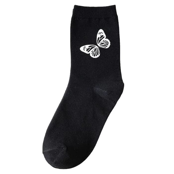 Reflective Butterfly Socks — view 2 Reflective Butterfly Socks — view 2
