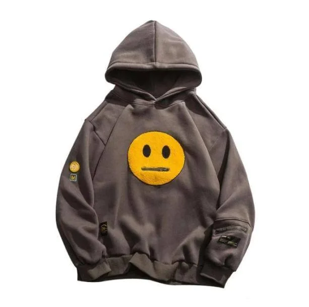 Zipper Pocket Emoji Hoodie — view 1 Zipper Pocket Emoji Hoodie — view 1