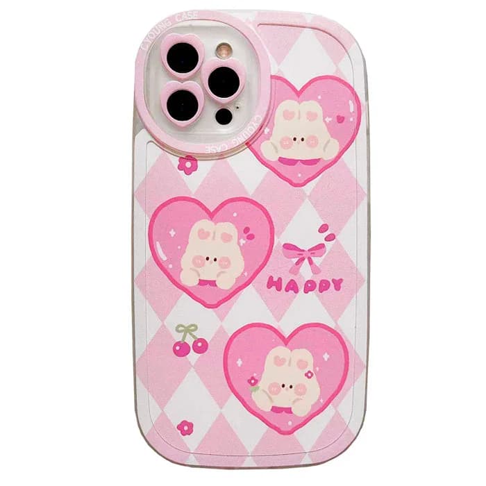 Happy Bunny iPhone Case — view 1 Happy Bunny iPhone Case — view 1
