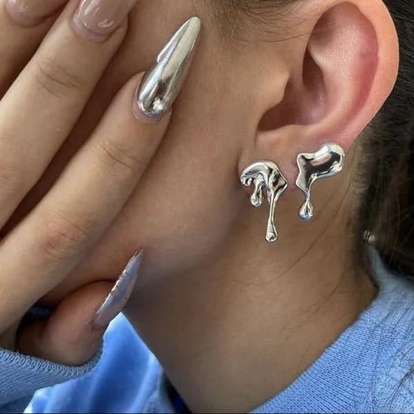 Water Drop Earring — view 2 Water Drop Earring — view 2