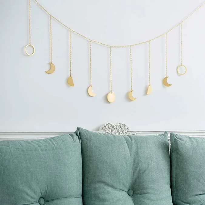 Moon Phase Wall Hanging — view 2 Moon Phase Wall Hanging — view 2