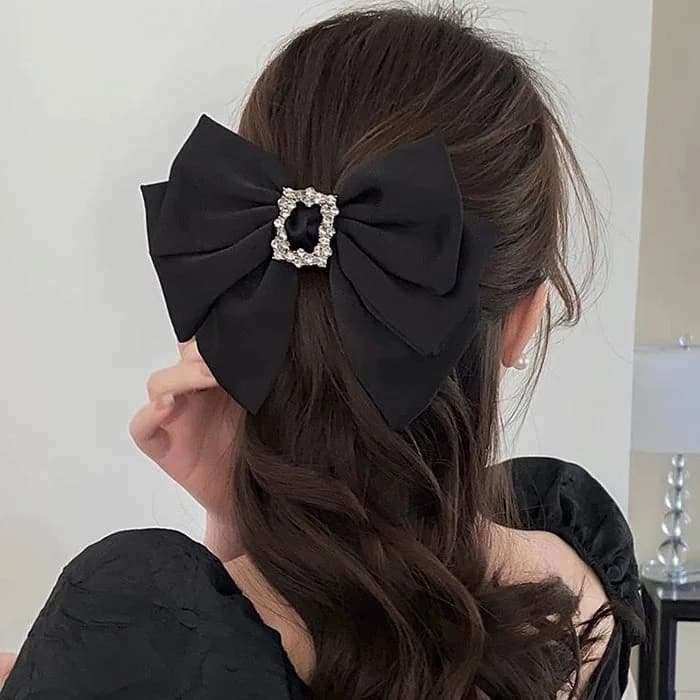 Old Money Aesthetic Hair Bow — view 2 Old Money Aesthetic Hair Bow — view 2