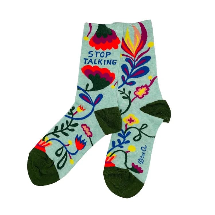 Stop Talking Socks — view 1 Stop Talking Socks — view 1
