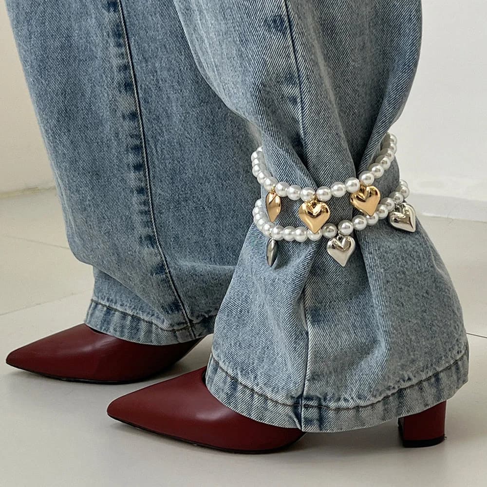 Softie Heart Ankle Bracelets — view 1 Softie Heart Ankle Bracelets — view 1