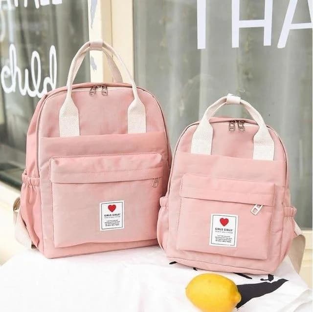 Heart Pastel School Backpack — view 1 Heart Pastel School Backpack — view 1