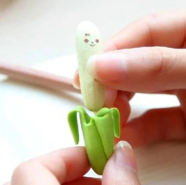 Banana Erasers — view 2 Banana Erasers — view 2