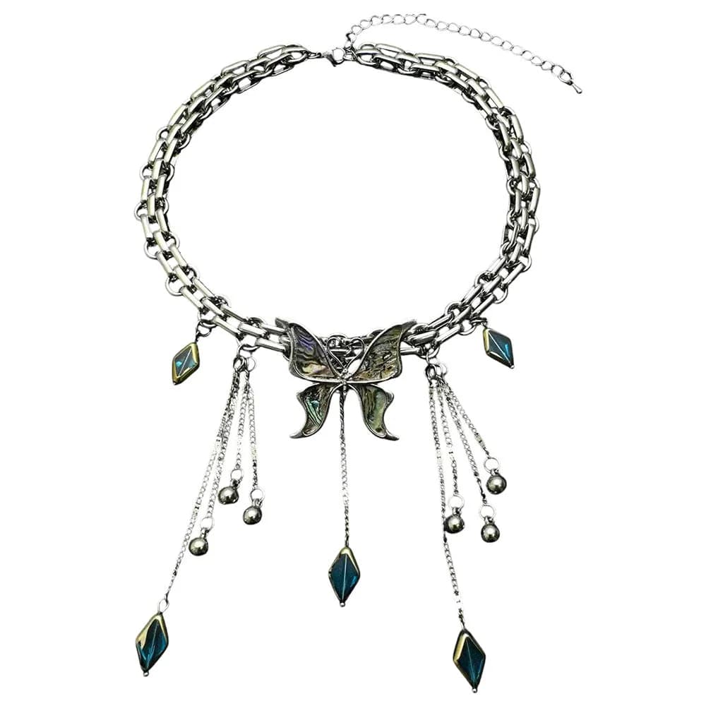 Fairycore Aesthetic Butterfly Choker — view 2 Fairycore Aesthetic Butterfly Choker — view 2