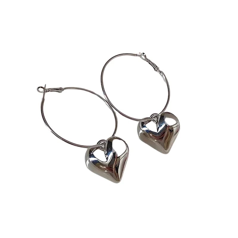 Ready For Love Heart Earrings — view 1 Ready For Love Heart Earrings — view 1