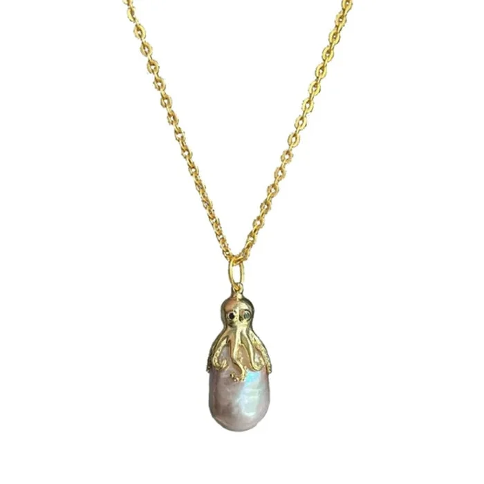 Underwater Life Pendant Necklace — view 2 Underwater Life Pendant Necklace — view 2