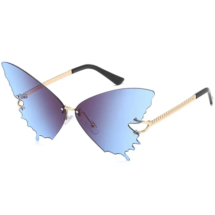 Gradient Butterfly Oversized Sunglasses — view 1 Gradient Butterfly Oversized Sunglasses — view 1