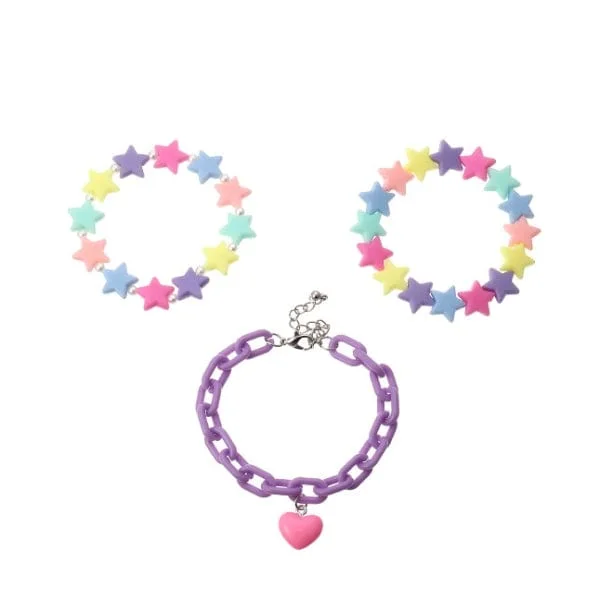 3 Pcs Danish Pastel Bracelet — view 2 3 Pcs Danish Pastel Bracelet — view 2