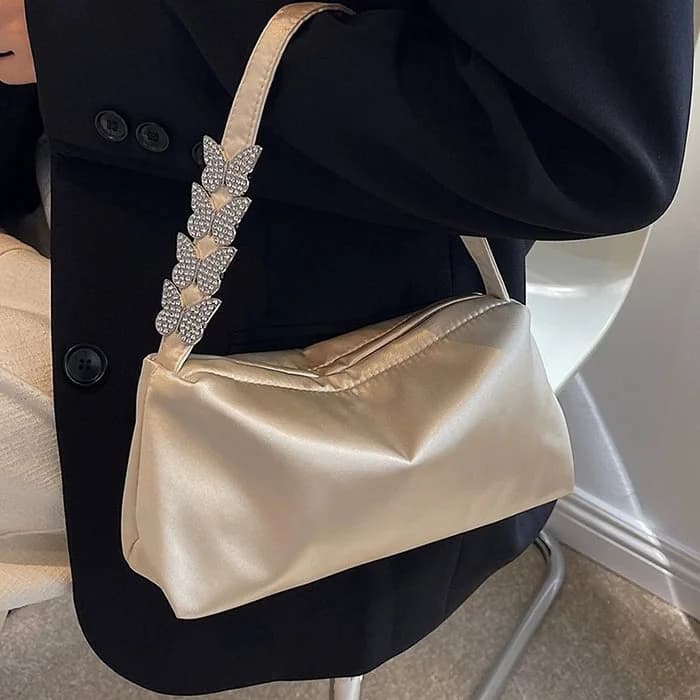 Y2K Rhinestone Butterfly Bag — view 2 Y2K Rhinestone Butterfly Bag — view 2