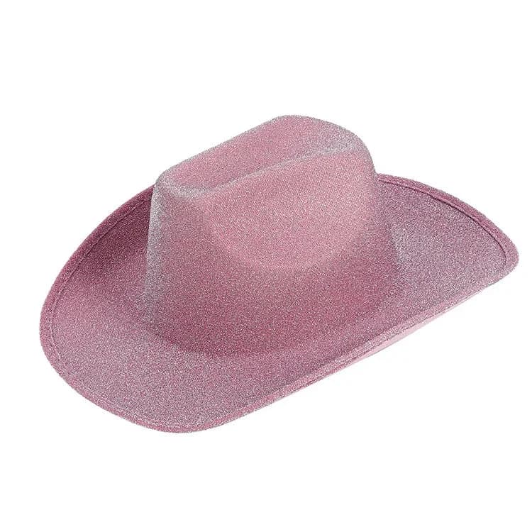 Y2K Glitter Cowgirl Hat — view 1 Y2K Glitter Cowgirl Hat — view 1
