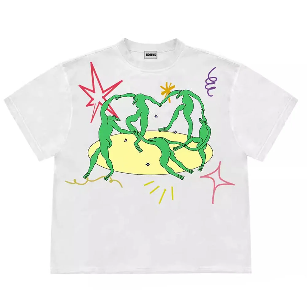 Dancing Aliens Graphic T-Shirt — view 2 Dancing Aliens Graphic T-Shirt — view 2