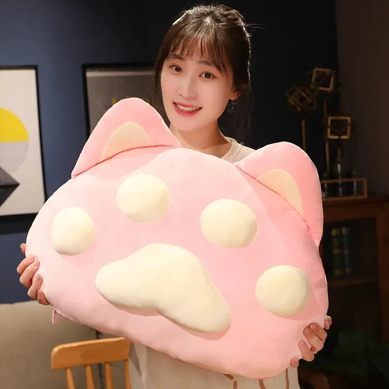 Giant Cat Paw Pillows — view 2 Giant Cat Paw Pillows — view 2