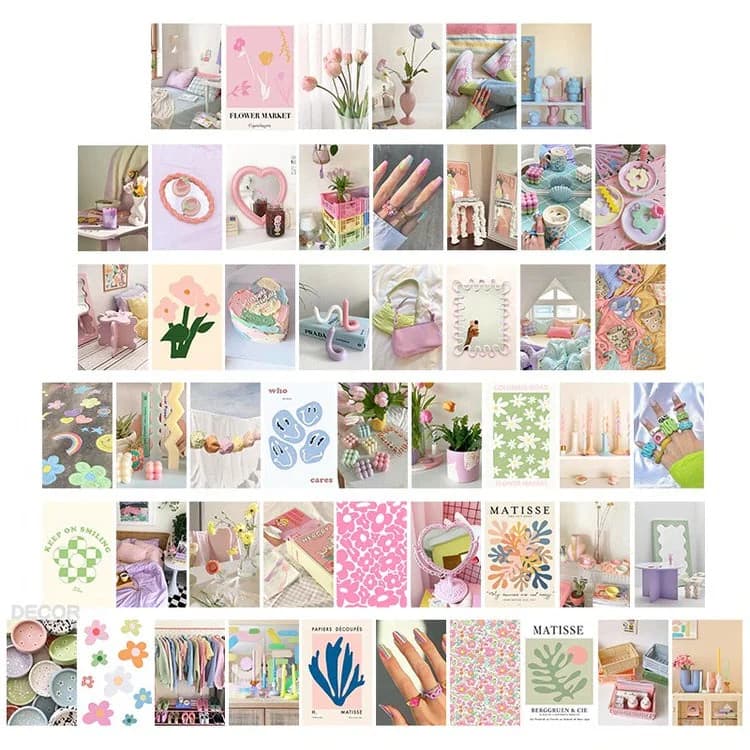 Danish Pastel Wall Collage Kit — view 1 Danish Pastel Wall Collage Kit — view 1