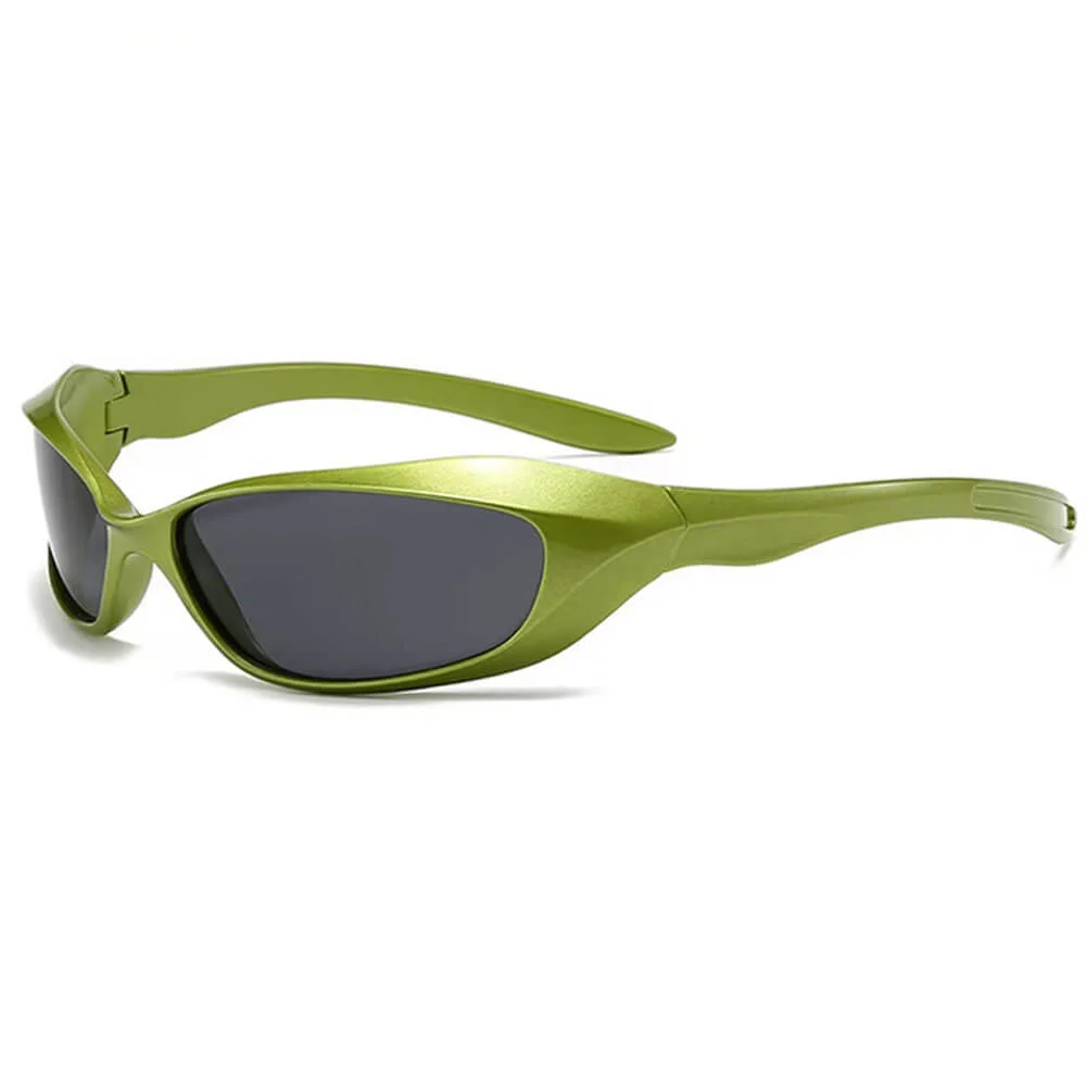 Trouble Maker Y2K Slim Sunglasses — view 1 Trouble Maker Y2K Slim Sunglasses — view 1
