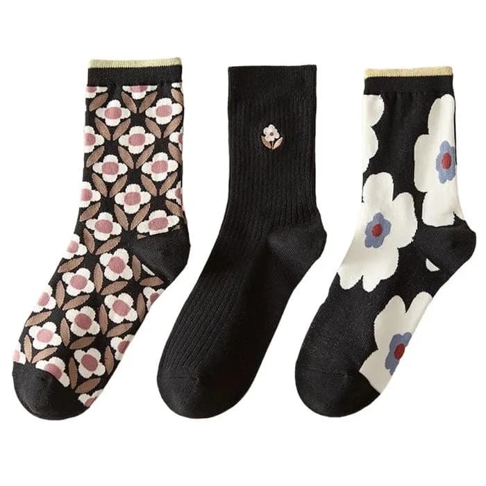 Vintage Floral Socks — view 1 Vintage Floral Socks — view 1