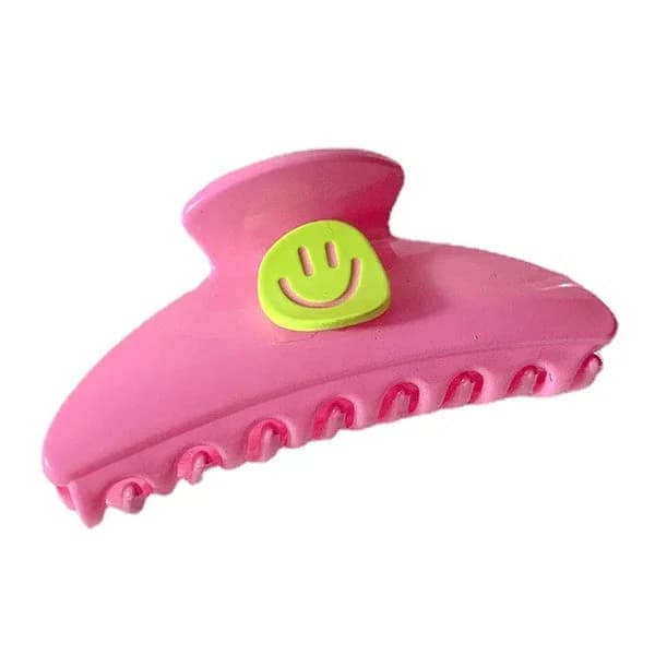 Smiley Face Hair Claw — view 1 Smiley Face Hair Claw — view 1