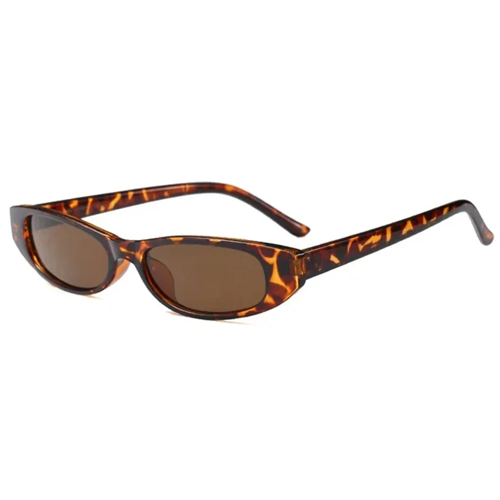 Y2K Skinny Oval Sunglasses — view 2 Y2K Skinny Oval Sunglasses — view 2