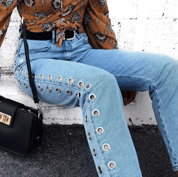 Cutout 90s Fit Jeans — view 2 Cutout 90s Fit Jeans — view 2