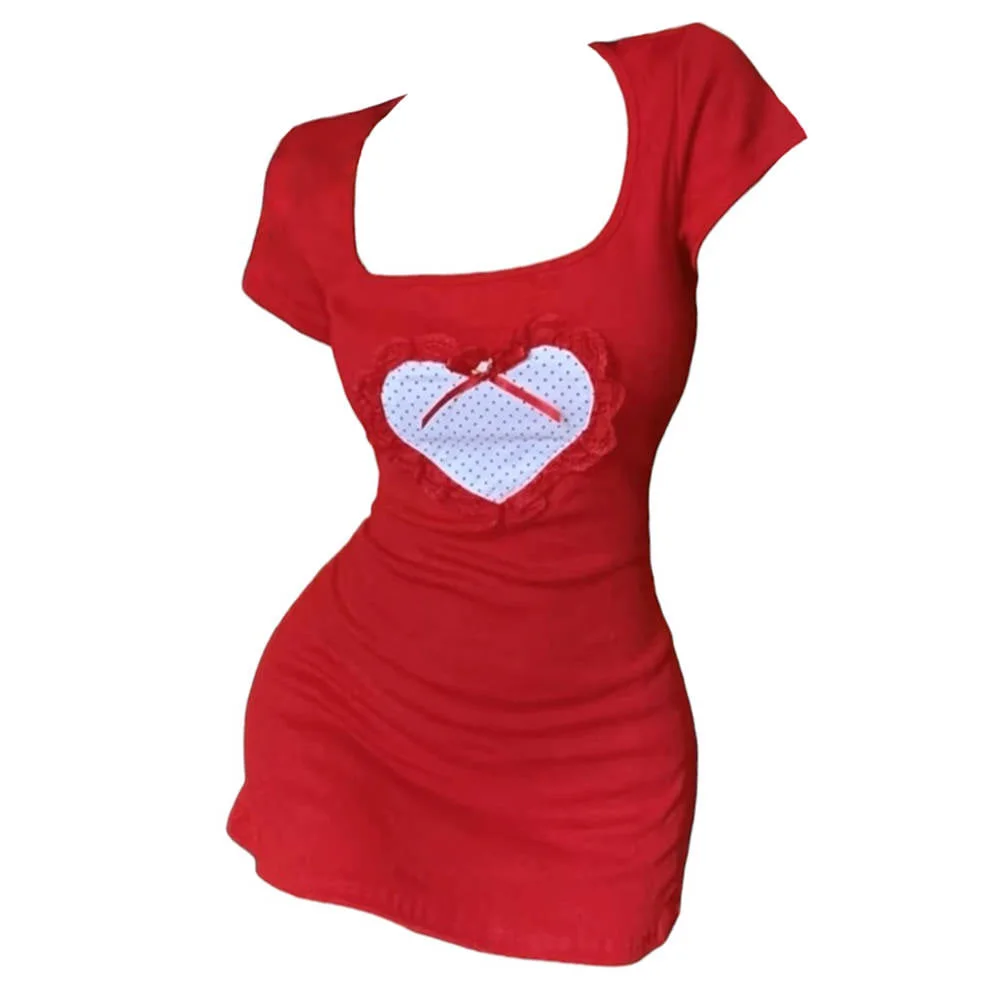 Crimson Heart Mini Dress — view 1 Crimson Heart Mini Dress — view 1