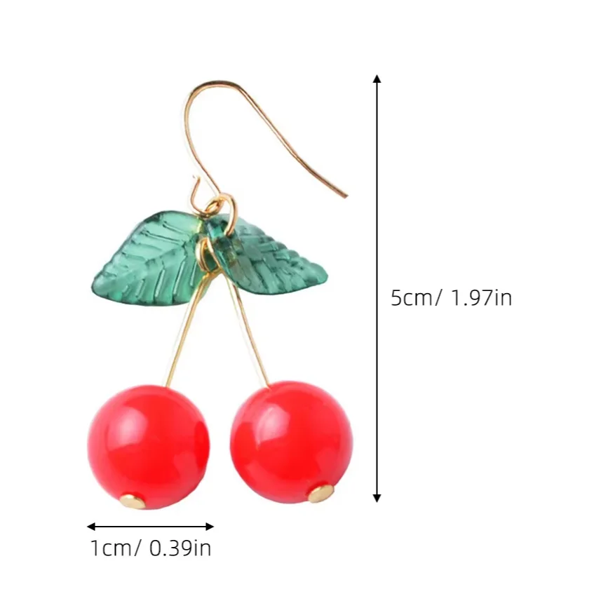 Cherry Earrings — view 2 Cherry Earrings — view 2