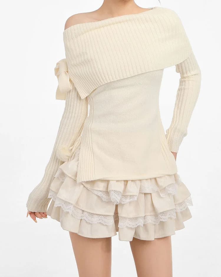 Ballerina Core Ruffled Lace Skirt — view 2 Ballerina Core Ruffled Lace Skirt — view 2