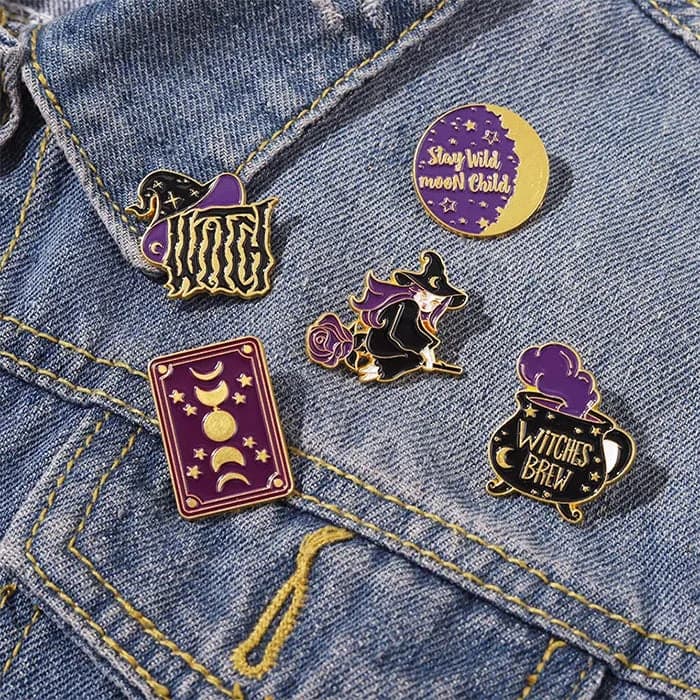 Witch Vibes Brooch Pins — view 2 Witch Vibes Brooch Pins — view 2