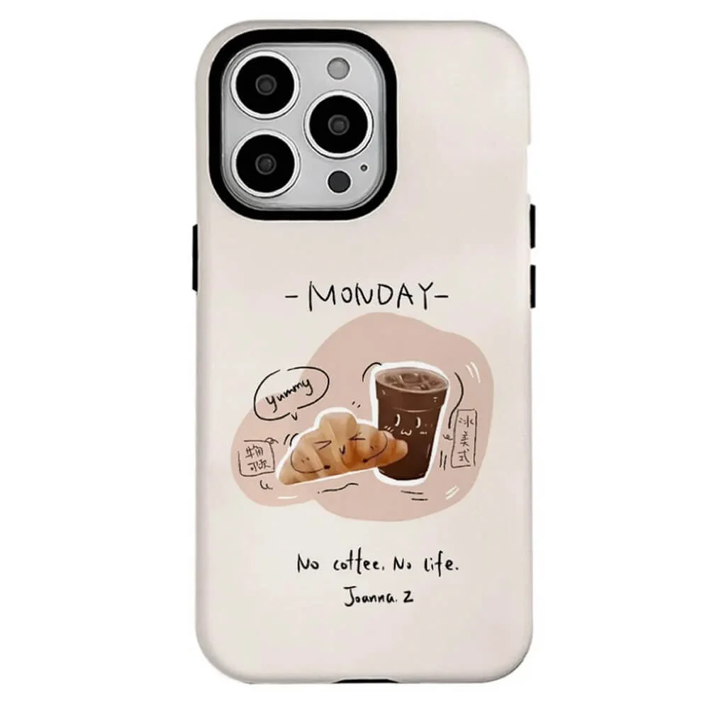 Monday Essentials iPhone Case — view 1 Monday Essentials iPhone Case — view 1