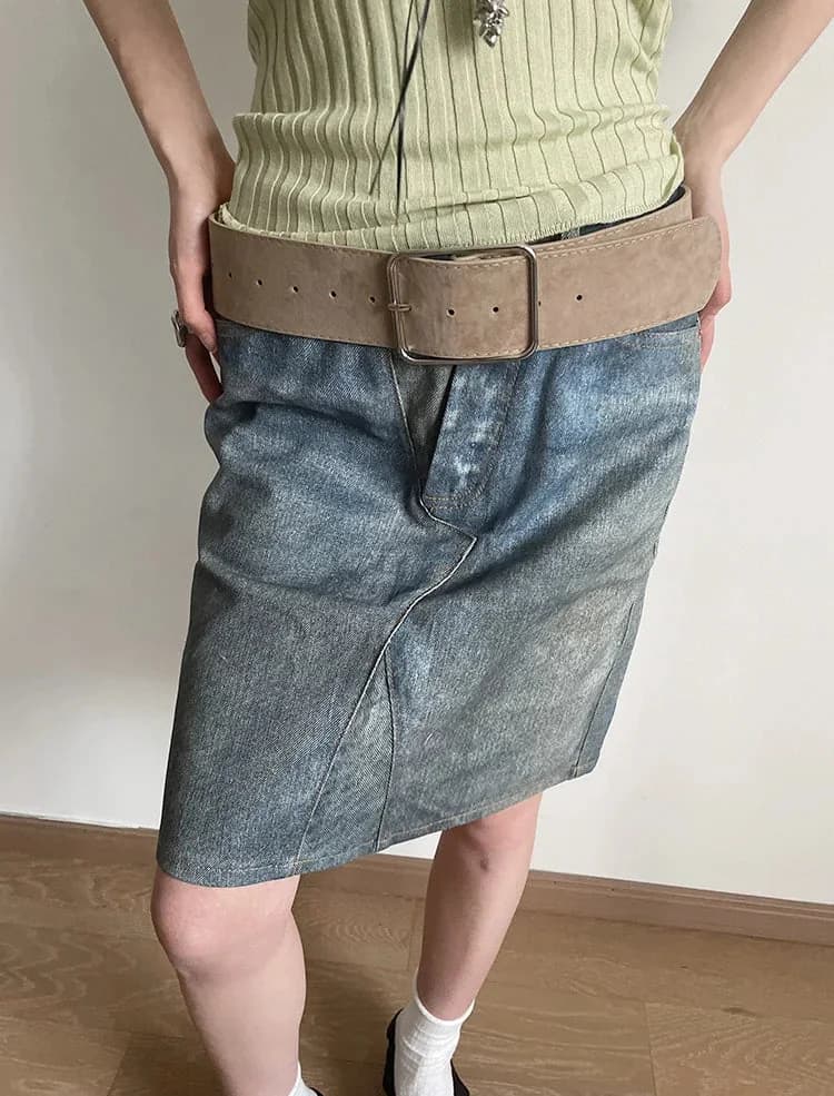 Y2K Suede Belt — view 1 Y2K Suede Belt — view 1