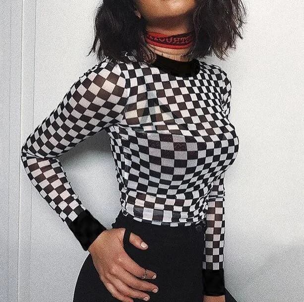 Checker Board Top — view 1 Checker Board Top — view 1