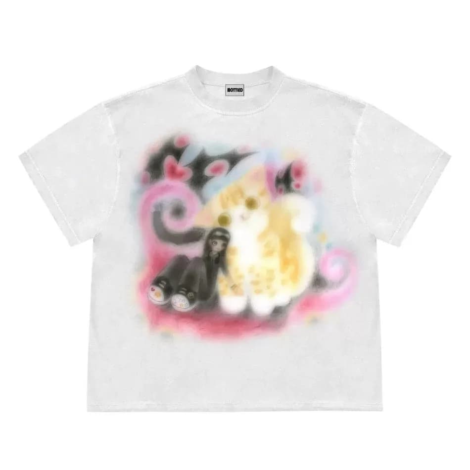 Graffiti Dreams Cat Shirt — view 1 Graffiti Dreams Cat Shirt — view 1