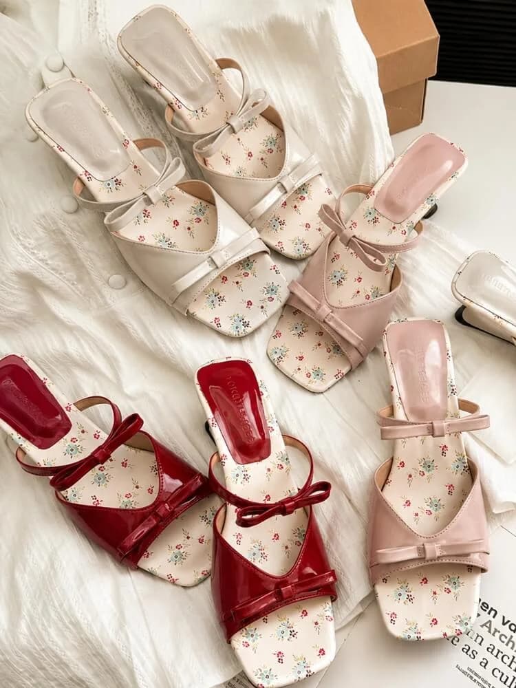 Coquette Bow Heels — view 1 Coquette Bow Heels — view 1