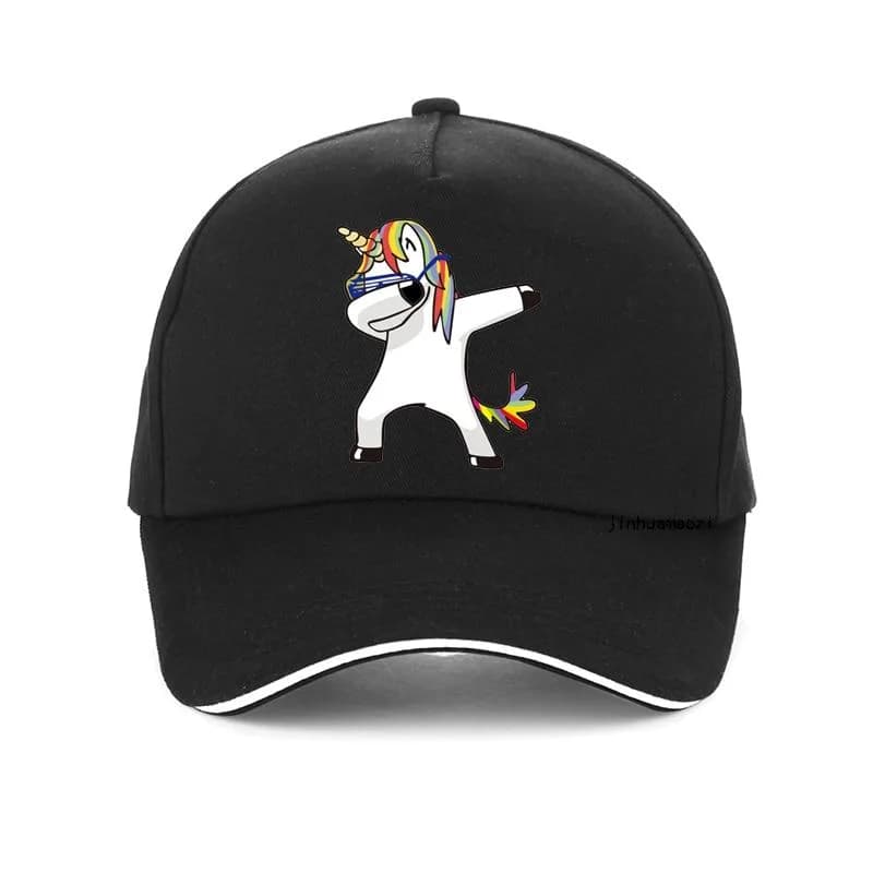 Dabbing Unicorn Cap — view 1 Dabbing Unicorn Cap — view 1