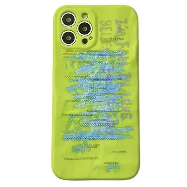 Toxic Green iPhone Case — view 1 Toxic Green iPhone Case — view 1