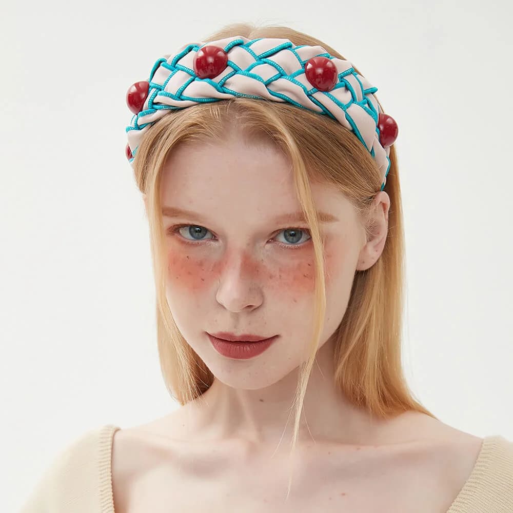 Garden Of Envy Puffy Headband — view 2 Garden Of Envy Puffy Headband — view 2