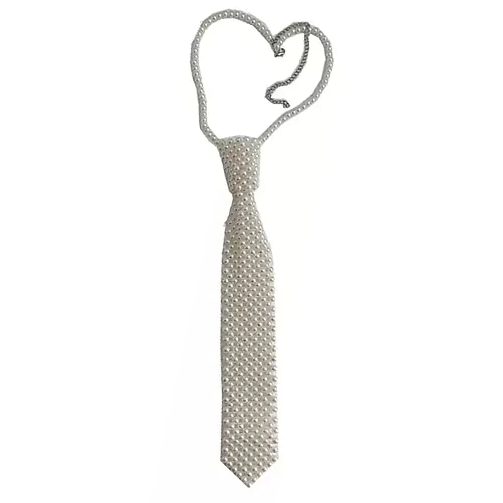 Pearl Necktie — view 2 Pearl Necktie — view 2
