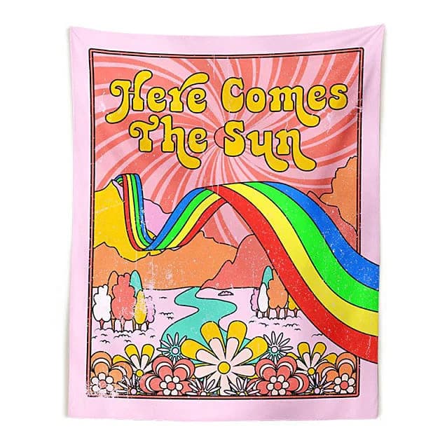 Here Comes The Sun Tapesrty — view 1 Here Comes The Sun Tapesrty — view 1